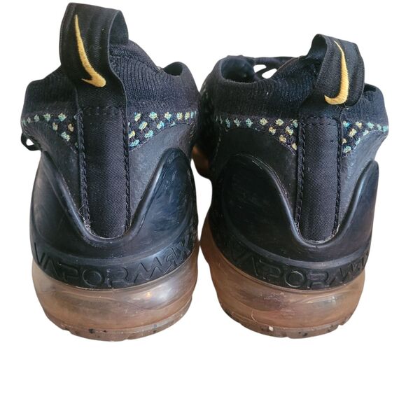 Nike VaporMax 2021 Flyknit Men's Shoes Sneakers MultiColor Black Pollen Blue - Picture 5 of 11